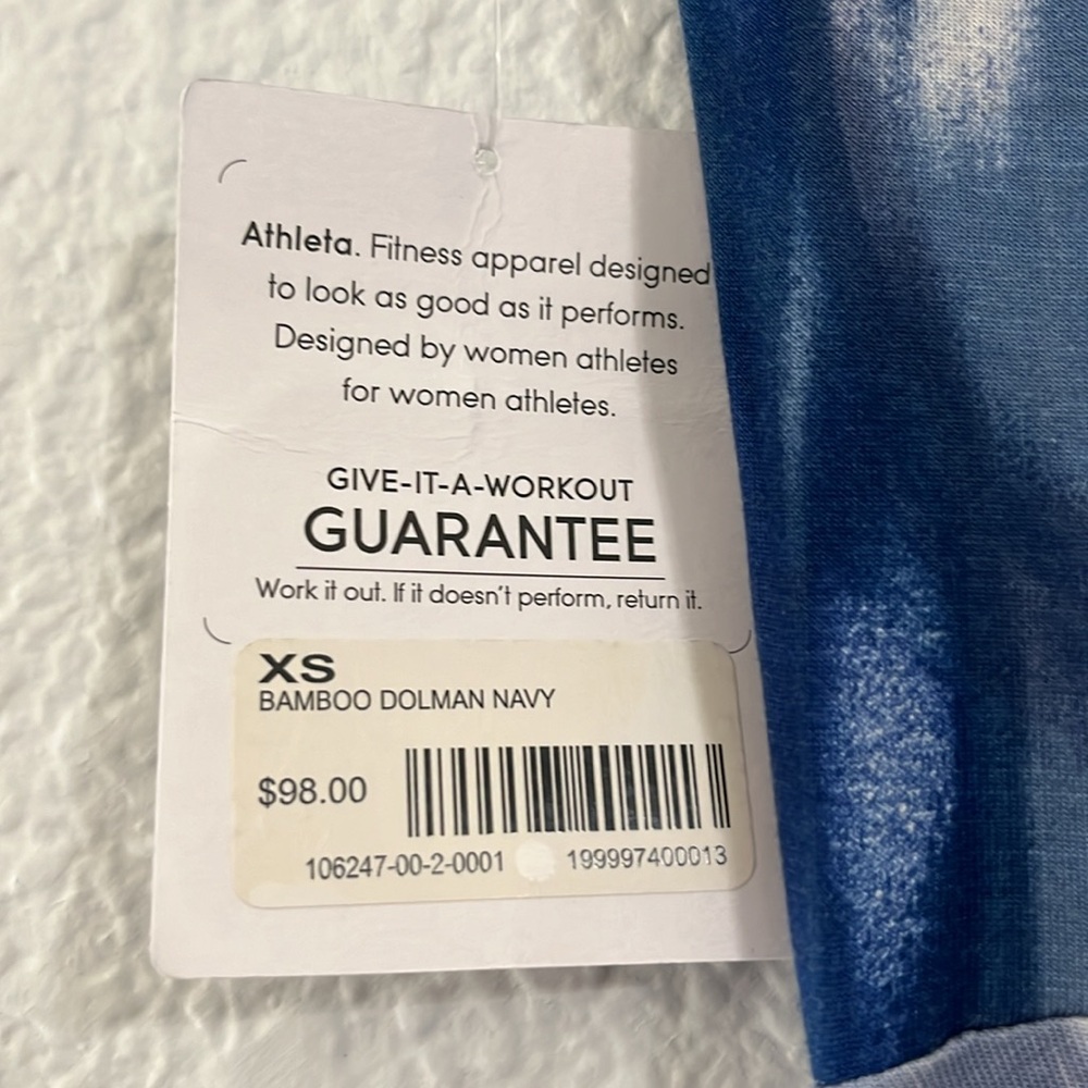 Athleta Bamboo Dolman Blue Dress - Picture 9 of 11